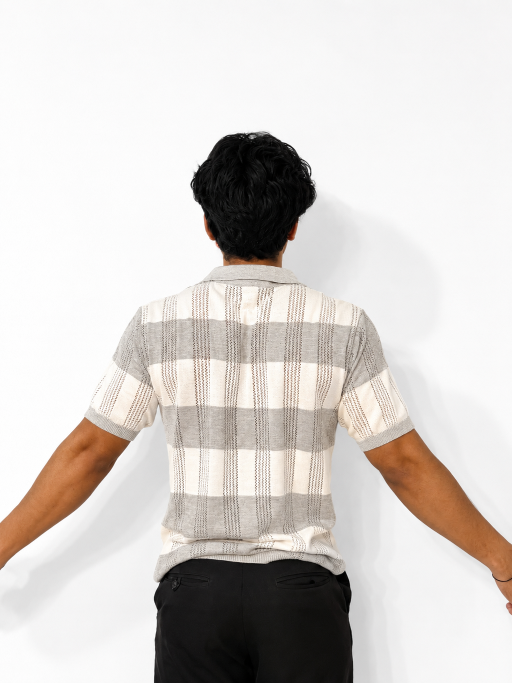 Flexora Grid Knit Polo