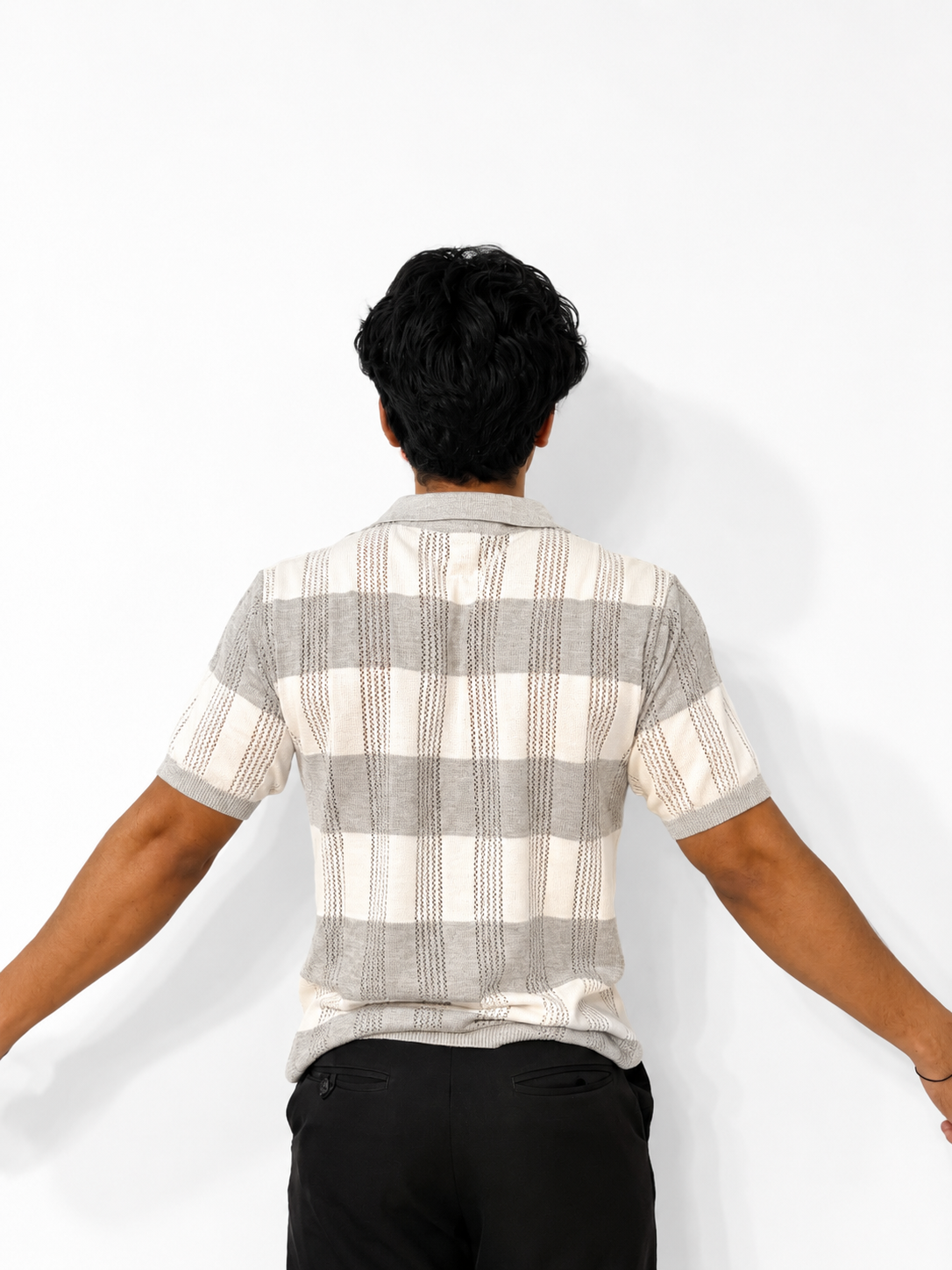 Flexora Grid Knit Polo