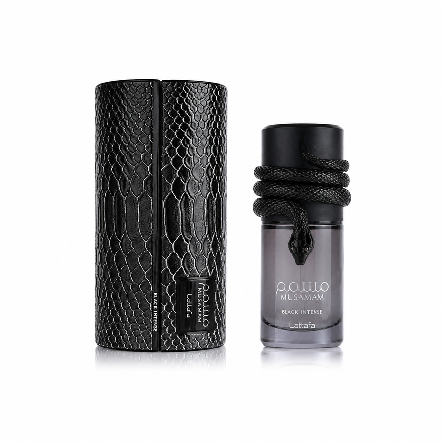 Lattafa Musamam Black Intense Eau de Parfum for Unisex, 3.4 Ounce / 100 ml