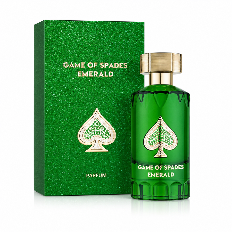 Jo Milano Game of Spades Emerald Eau de Parfum, Perfume For Women And Men, 3.4 Ounce/100 ml