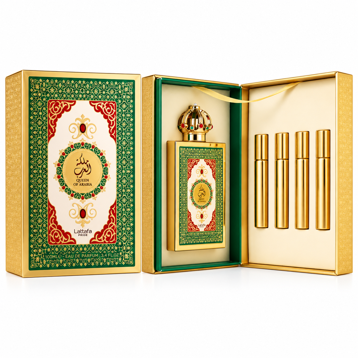 Lattafa Pride Queen Of Arabia Eau De Parfum Spray for Women, 3.4 Ounce/100 ml
