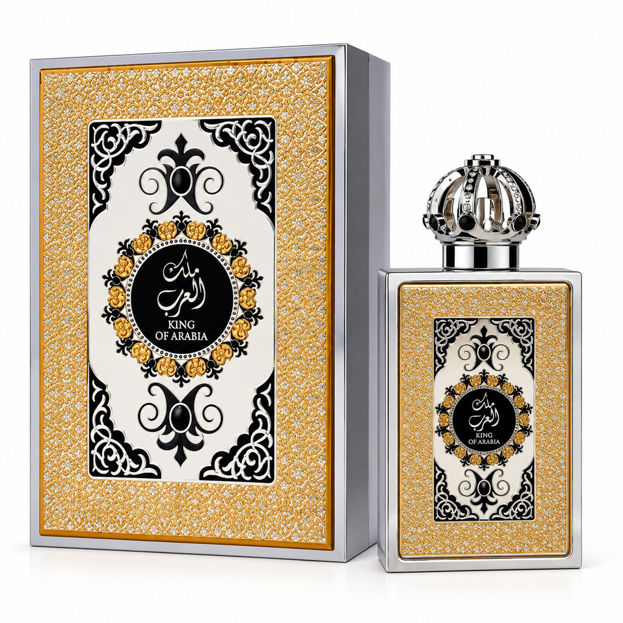 Lattafa Pride King of Arabia Eau de Parfum for Men, 3.4 Ounce / 100 ml